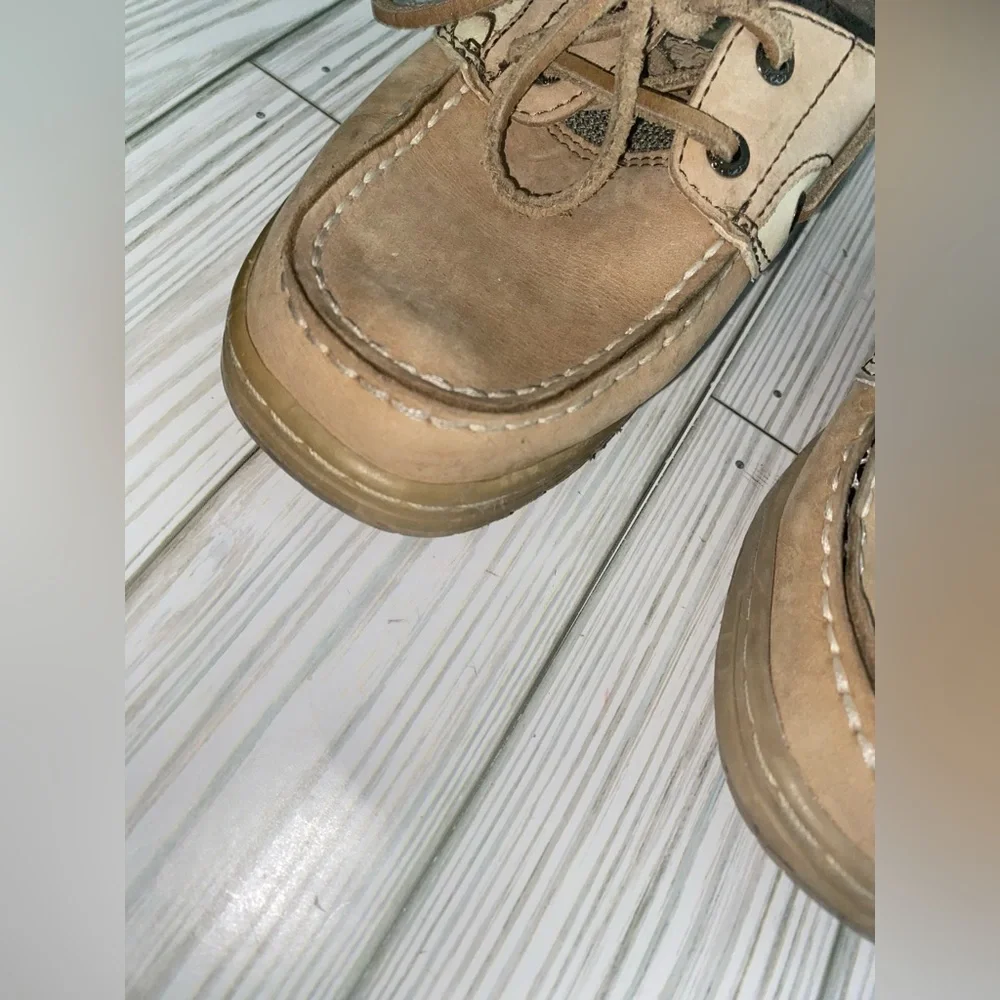 Kids Sperry Top Siders Boat Shoes Size 2.5 - Picture 7 of 9